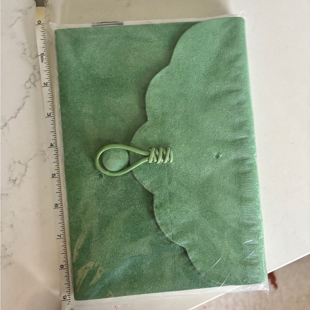 Paper Source mint green suede journal - Picture 5 of 6
